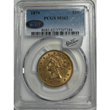1879 $10 Liberty Head Eagle PCGS MS62