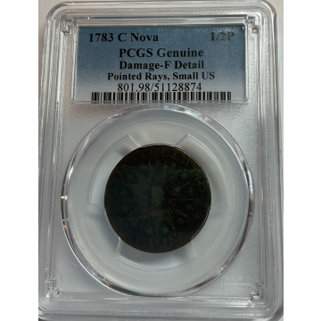 1783 C Nova Pointed Rays, Sm US Colonials - Nova Constellatio Coins PCGS Fine Details