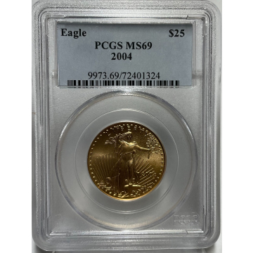 2004 $25 Gold American Eagle PCGS MS69