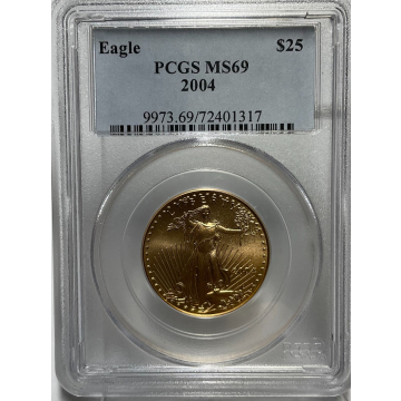 2004 $25 Gold American Eagle PCGS MS69