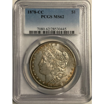 1878-CC Morgan $1 PCGS MS62
