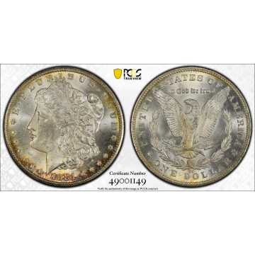 1881-CC Morgan $1 PCGS MS63