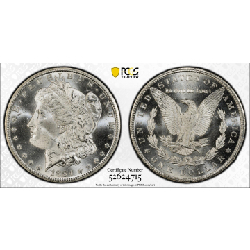 1884-CC $1 Morgan Dollar PCGS MS65