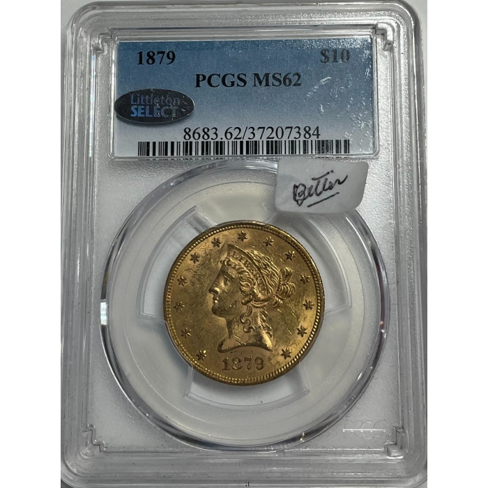 1879 $10 Liberty Head Eagle PCGS MS62