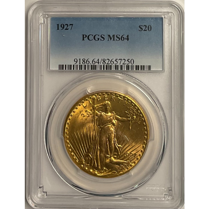1927 $20 Saint Gaudens PCGS MS64