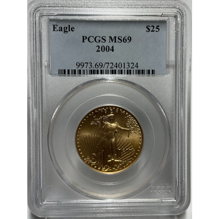 2004 $25 Gold American Eagle PCGS MS69