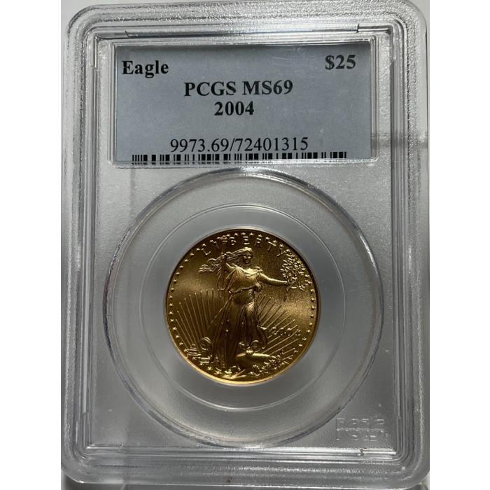 2004 $25 Gold American Eagle PCGS MS69