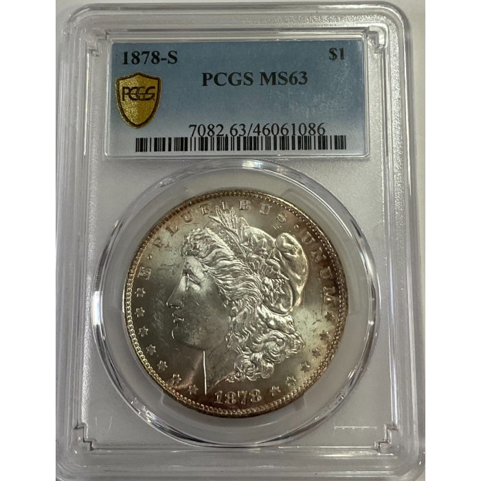 1878-S Morgan $1 PCGS MS63